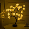 LED Table Lamp Rose Flower Tree USB Night Lights Home Decoration LED Table Lights Parties Wedding Bedroom