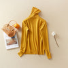 Marwin New-Coming Autumn Winter Tops Solid Turn-Down Collar Pullovers Female Thick Turtleneck Knitted High Street  Women