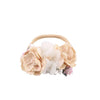 Balleenshiny Infant Child Hair Band Three-dimensional Alloy Rhinestone Crown Headdress Baby Girl Mesh Elastic