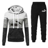 New Casual Tracksuit Women Two Piece Set Suit Female Hoodies and Pants Outfits 2021 Women's Clothing