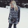 High quality Fur Vest coat Luxury Faux Fox Warm Women Coat Vests Winter Fashion furs Woment