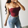 Fashion Womens Summer Camis Tanks Tops Sleeveless Cotton Bustier Unpadded Bandeau Bra Vest Crop Top Seamless Bralette Tees