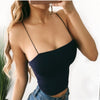 Fashion Womens Summer Camis Tanks Tops Sleeveless Cotton Bustier Unpadded Bandeau Bra Vest Crop Top Seamless Bralette Tees