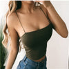 Fashion Womens Summer Camis Tanks Tops Sleeveless Cotton Bustier Unpadded Bandeau Bra Vest Crop Top Seamless Bralette Tees