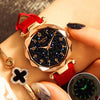 Watches Best Sell Star Sky Dial Clock Luxury Rose Gold Women's Bracelet Quartz