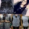 Faroonee Women Faux Hairy Fur Waistcoat Vest Slim Short Faux Fur Jackets Coat Winter