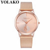 Fashion Women Quartz Watch Luxury Plastic Leather Analog Wrist Watches