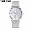 Fashion Women Quartz Watch Luxury Plastic Leather Analog Wrist Watches