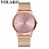 Fashion Women Quartz Watch Luxury Plastic Leather Analog Wrist Watches