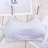 Sexy Seamless Removable Padded Bra Casual Letter Print Bra Fitness Breathable Women Bra